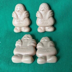 McDonaldland 4 Grimace Cookies animal crackers play food McDonald's Food Promo